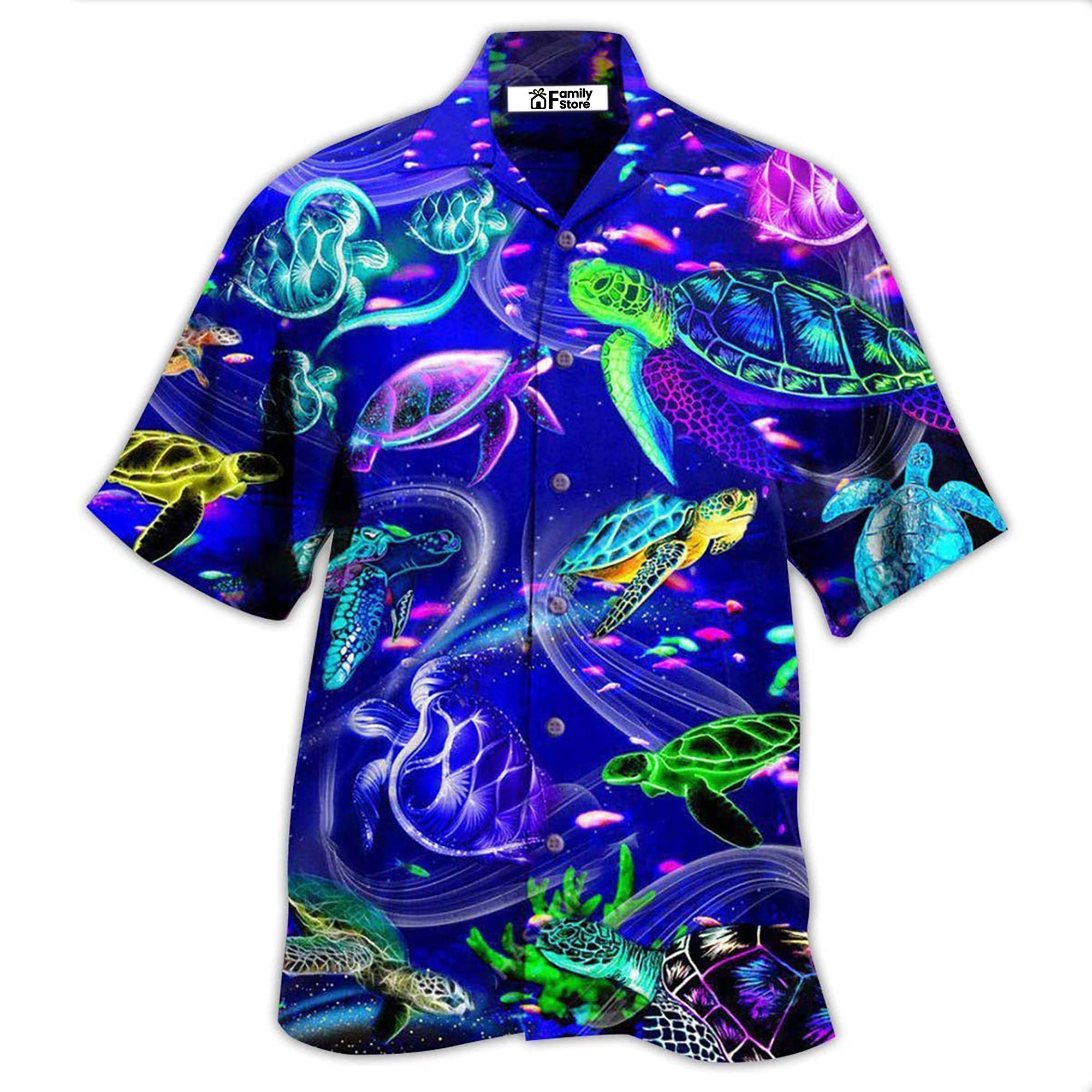 Turtle Life Is Better With A Turtle Blue Ocean – Hawaiian Shirt