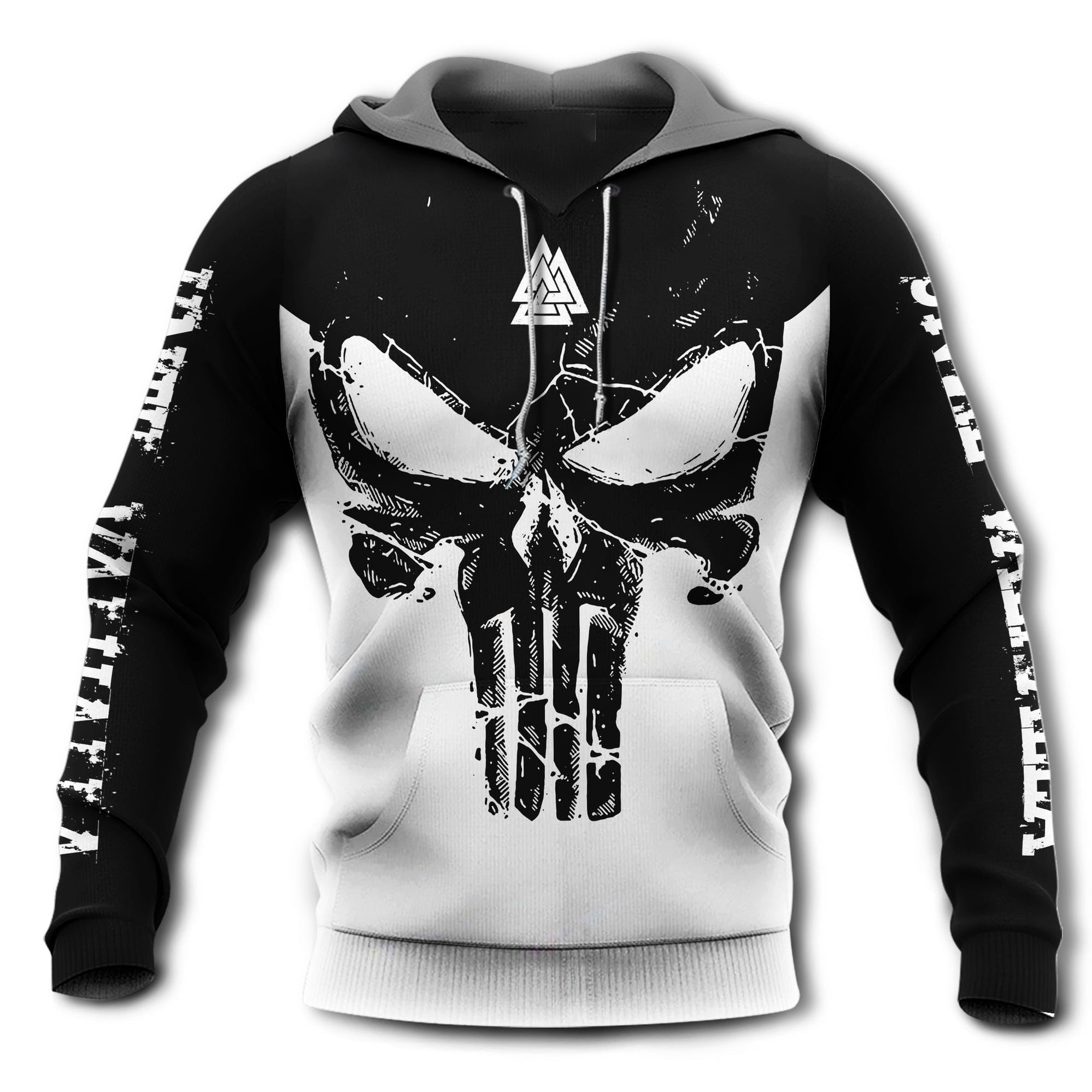 Viking Blood With Black And White – Hoodie