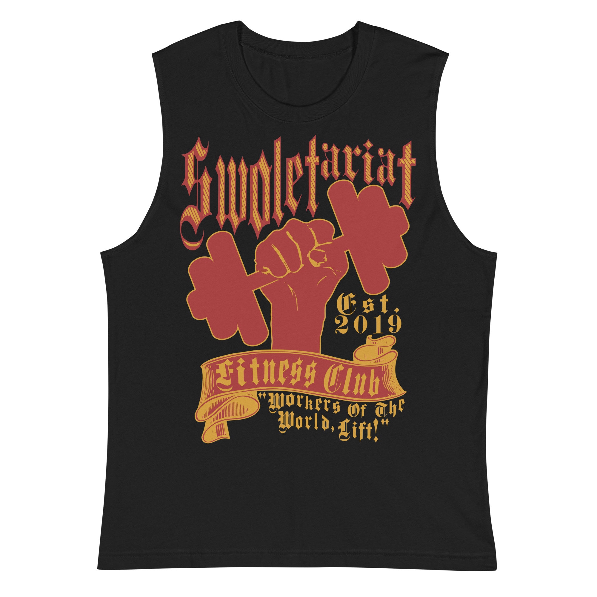 Swoletariat Fitness Club – Socialist, Leftist, Fitness Muscle Shirt