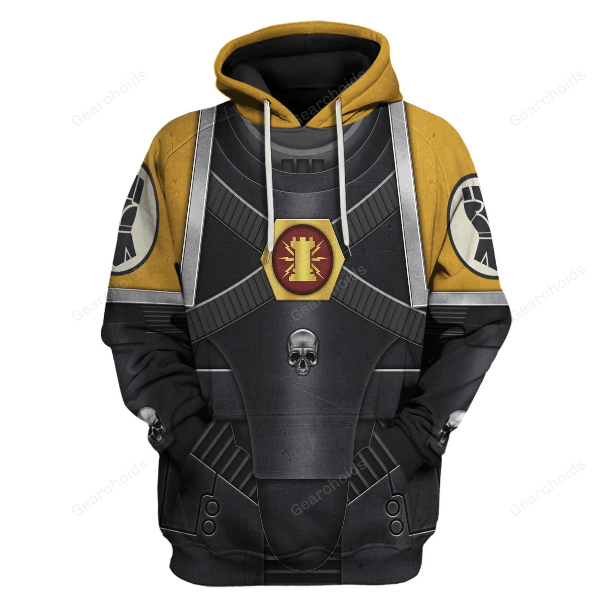 Pre-Heresy Imperial Fists In Mark Iv Maximus Power Armor – Costume Cosplay Hoodie Sweatshirt Sweatpants