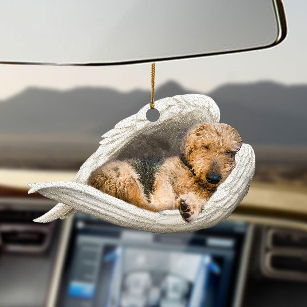 Airedale Terrier Sleeping Angel Ornament – Gift For Dog Lover