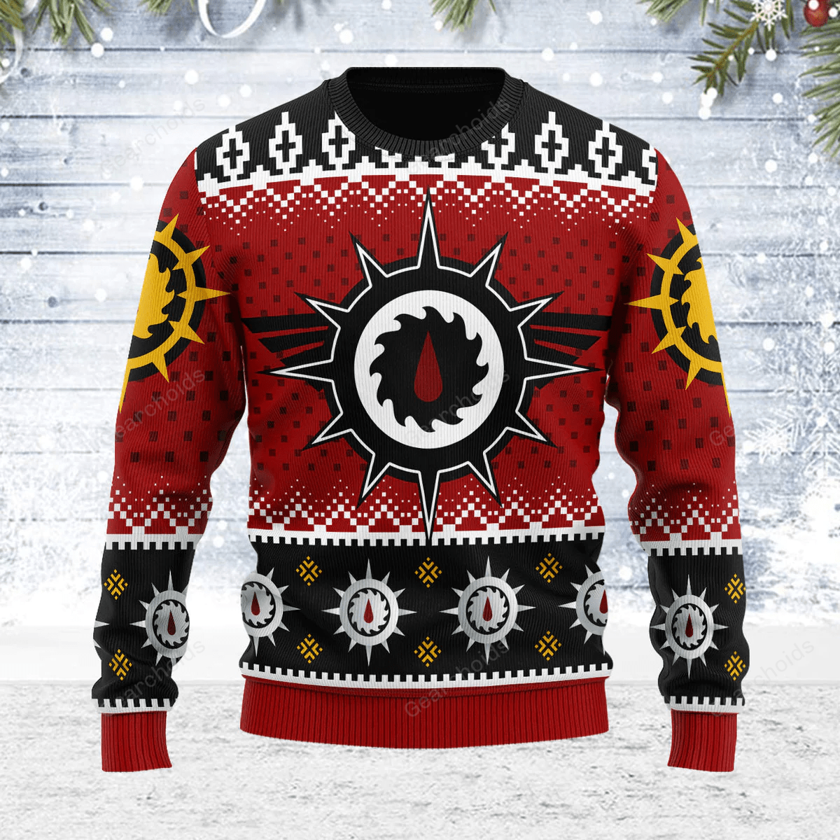 Warhammer Flesh Tearers Iconic – Ugly Christmas Sweater