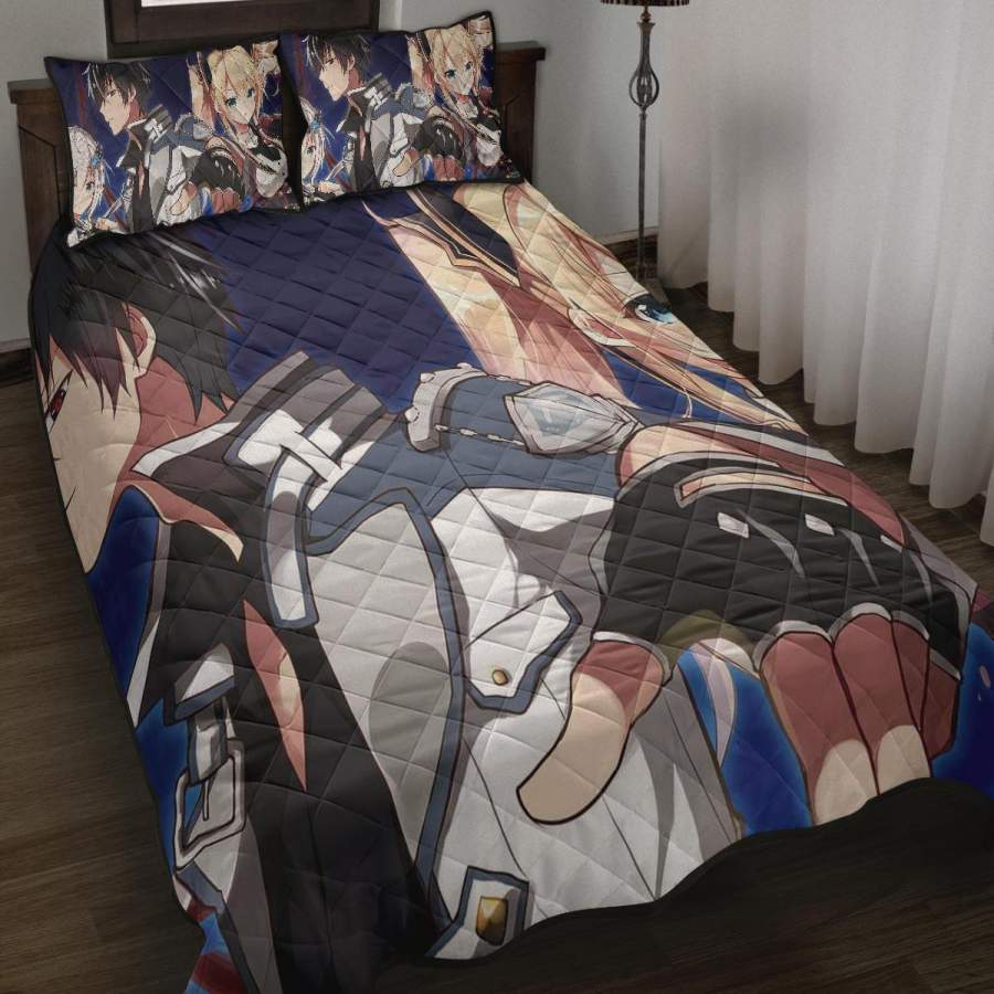 Sword Art Online Anime Quilt Bed Set – Pillow Case – amazing decor gift ideas 14