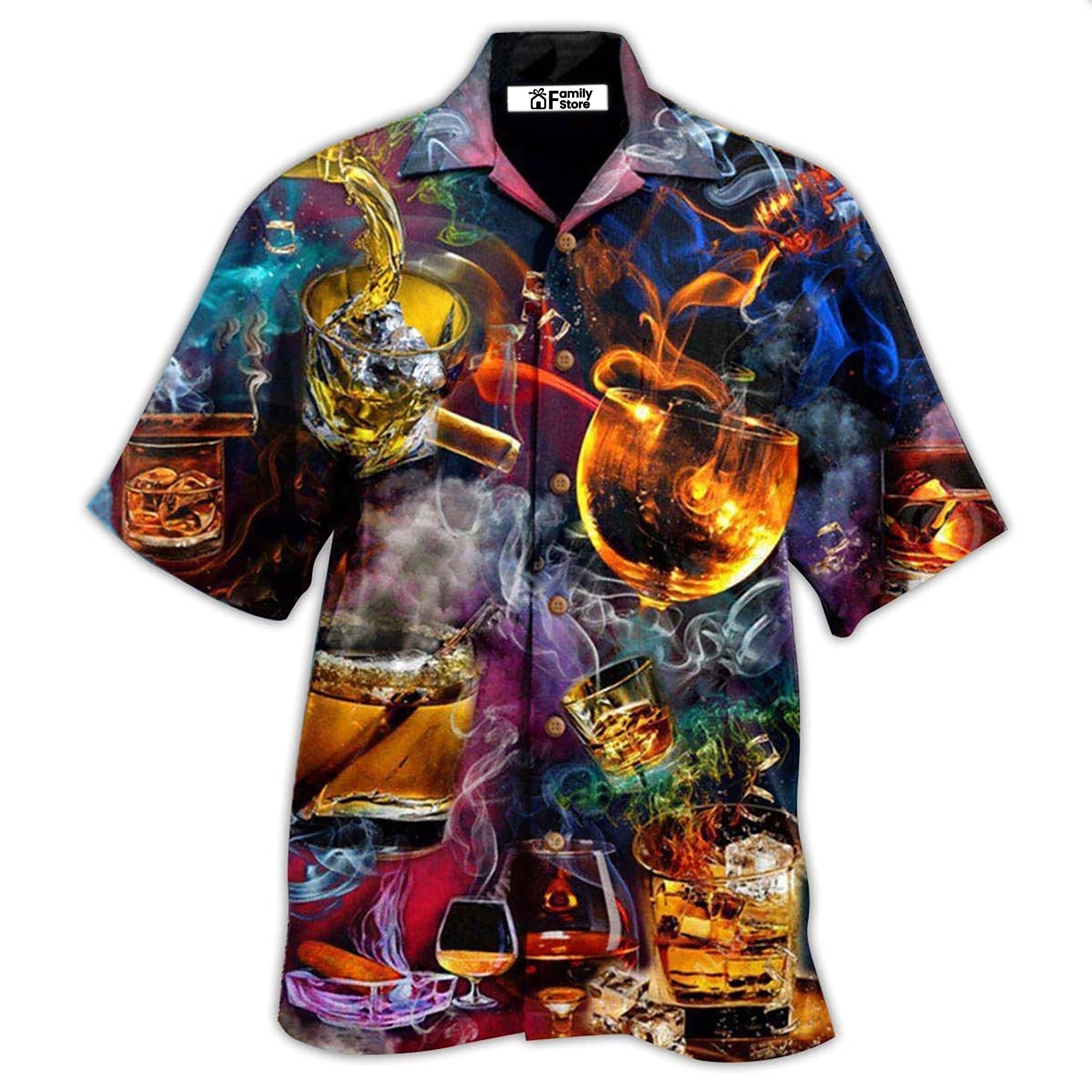 Wine Enjoy Special Drink At Night – Hawaiian Shirt