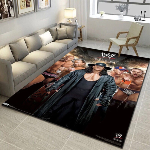 Wwe Superstars Rug, Living Room Bedroom Carpet