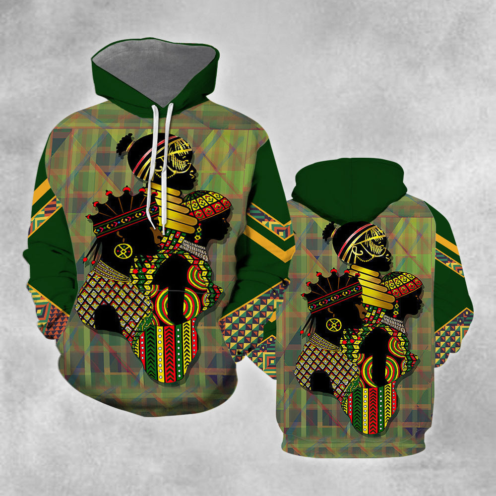 African Women Hoodie For Men & Women