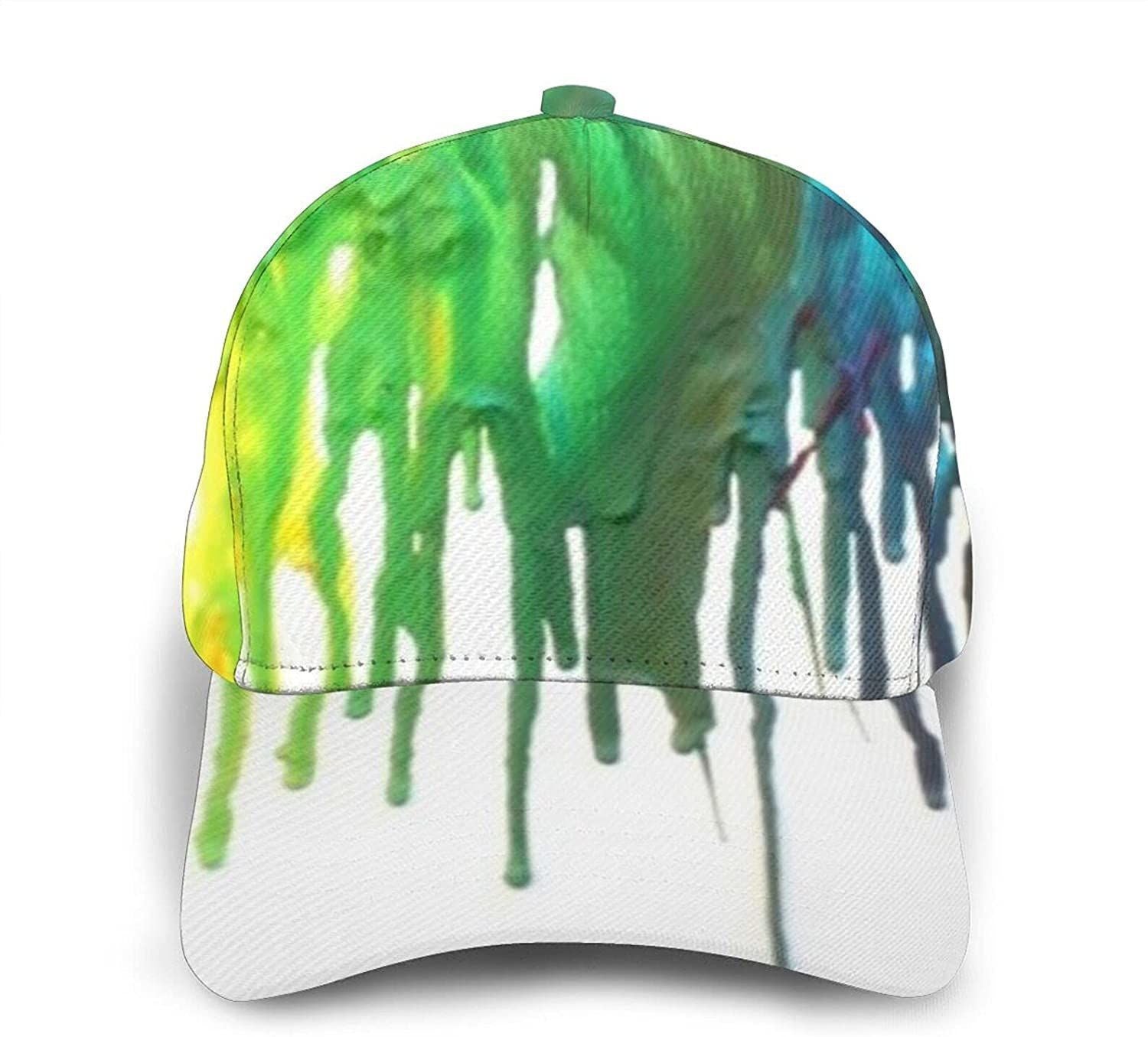 White Green Classic Baseball 3D Cap Adjustable Twill Sports Dad Hats For Unisex