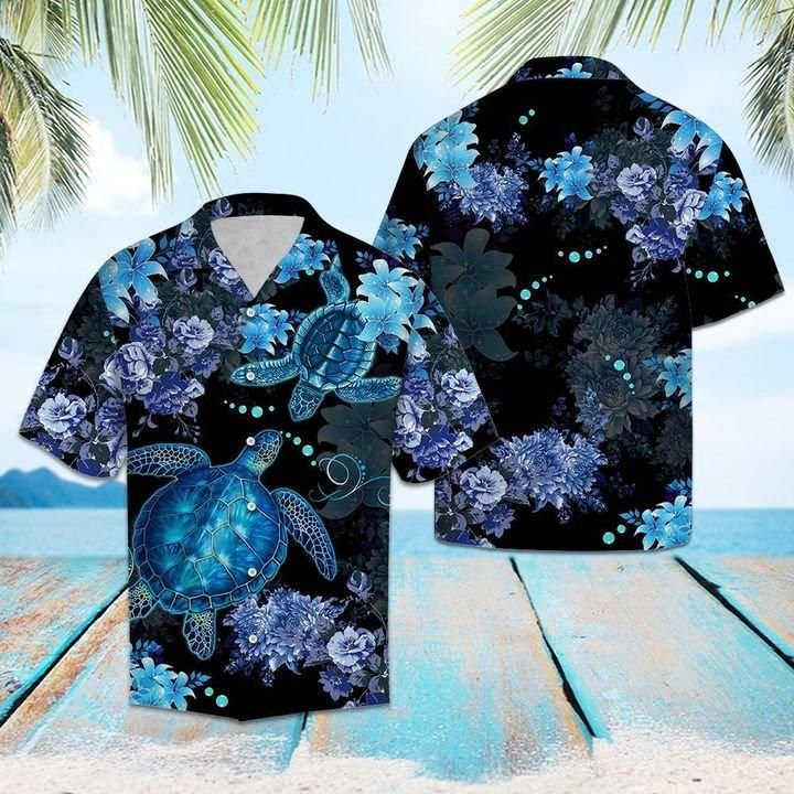 Turtle Hawaiian Shirt | Unisex | Full Size | Adult | Colorful | Hw1095