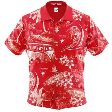 Sydney Swans Adult Hawaiian Shirt