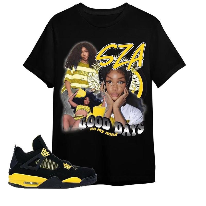 Yellow Lightning Thunder Shirt Sza Good DaysUnisex Shirt