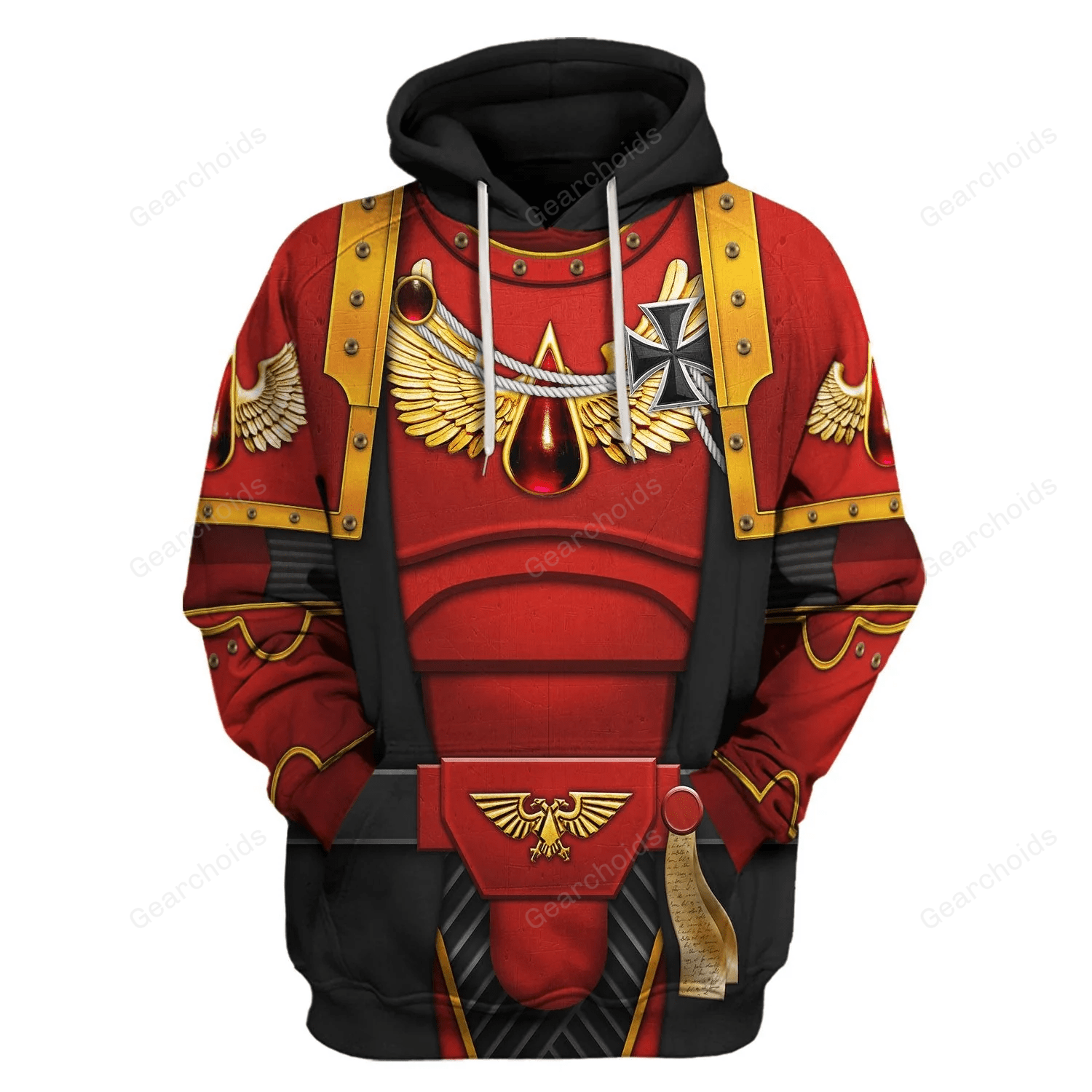 Warhammer Blood Angels Black Robe – Costume Cosplay Hoodie Sweatshirt Sweatpants