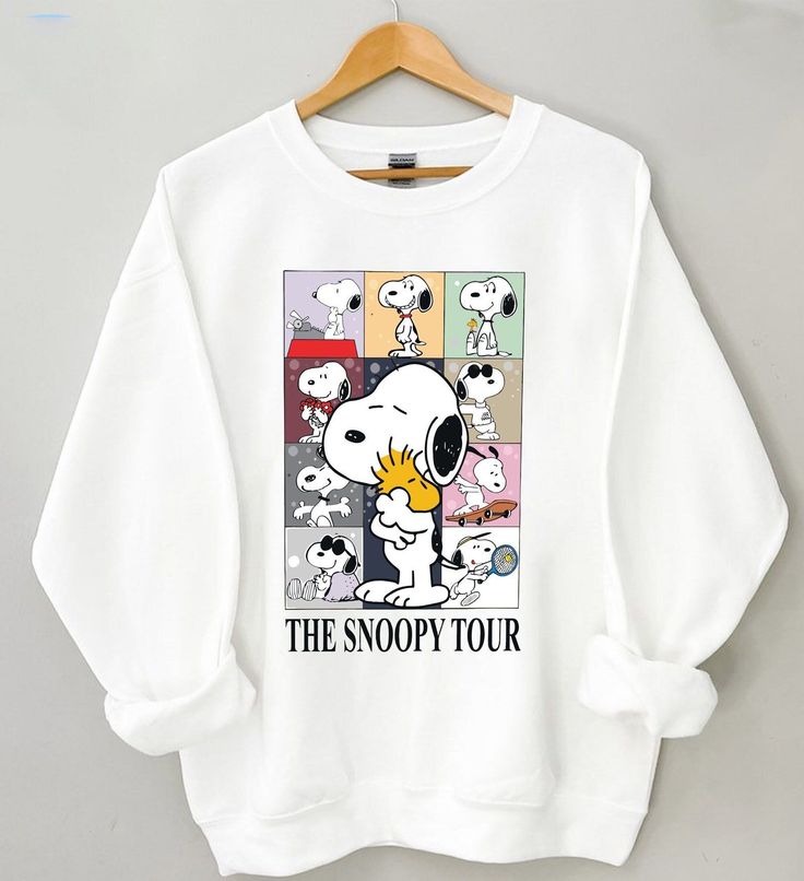 Swift Eras Tour Snoopy Sweatshirt, Snoopy Dog Sweater, Shirt Outfit Ideas, Top Sellers